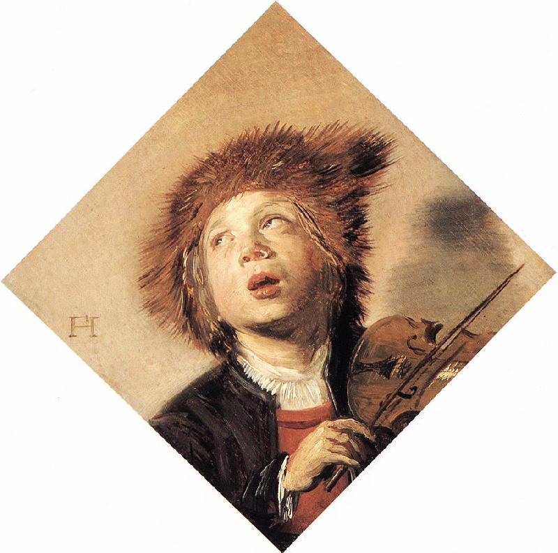 HALS, Frans Boy Playing a Violin oil painting picture